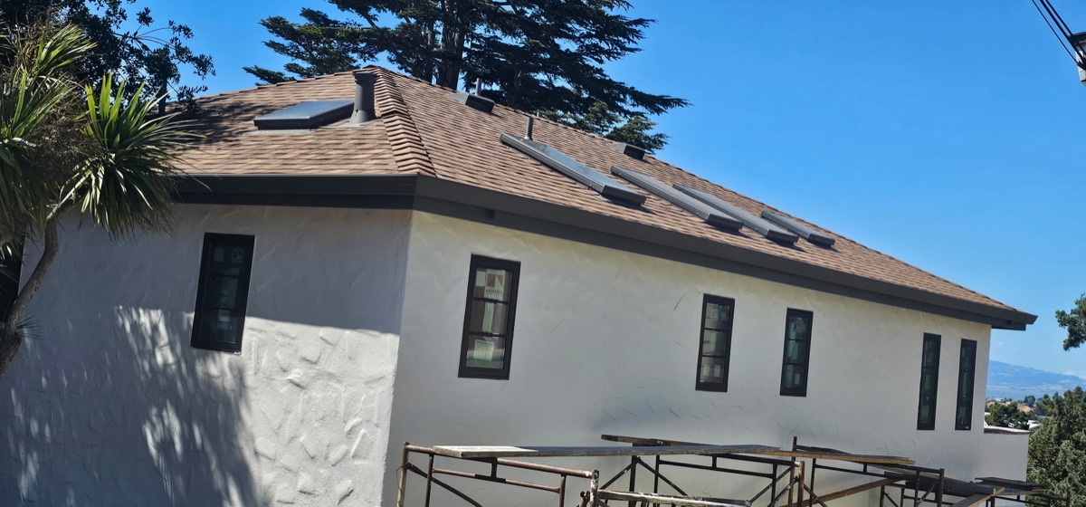 Exterior stucco finish
